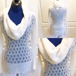 Ann Taylor Loft long sleeve cowl neck swea…
